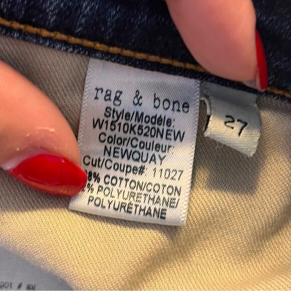 Rag & Bone Crop Jeans in New Quay Size 27 - Picture 9 of 14